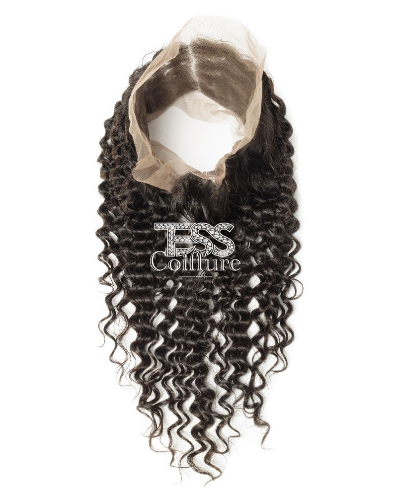 Lace 360 Deep Wave (Frisé) - Qualité Remy Hair cheveux brésiliens vierges