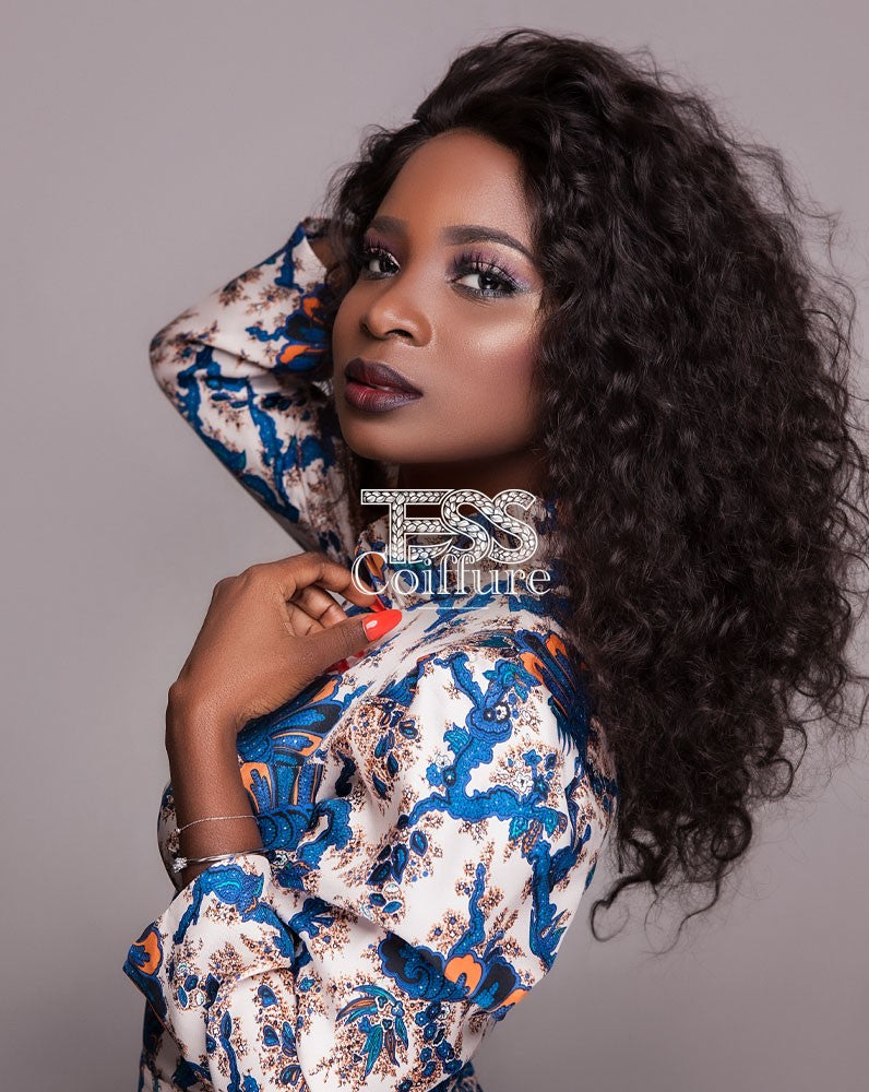 Perruque Deep Wave (Frisé) - Frontal Lace Wig Qualité Remy Hair