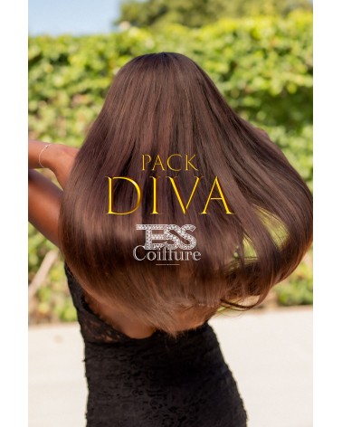 Pack Diva Tess Coiffure Tissage Straight Haut de Gamme RAW Hair