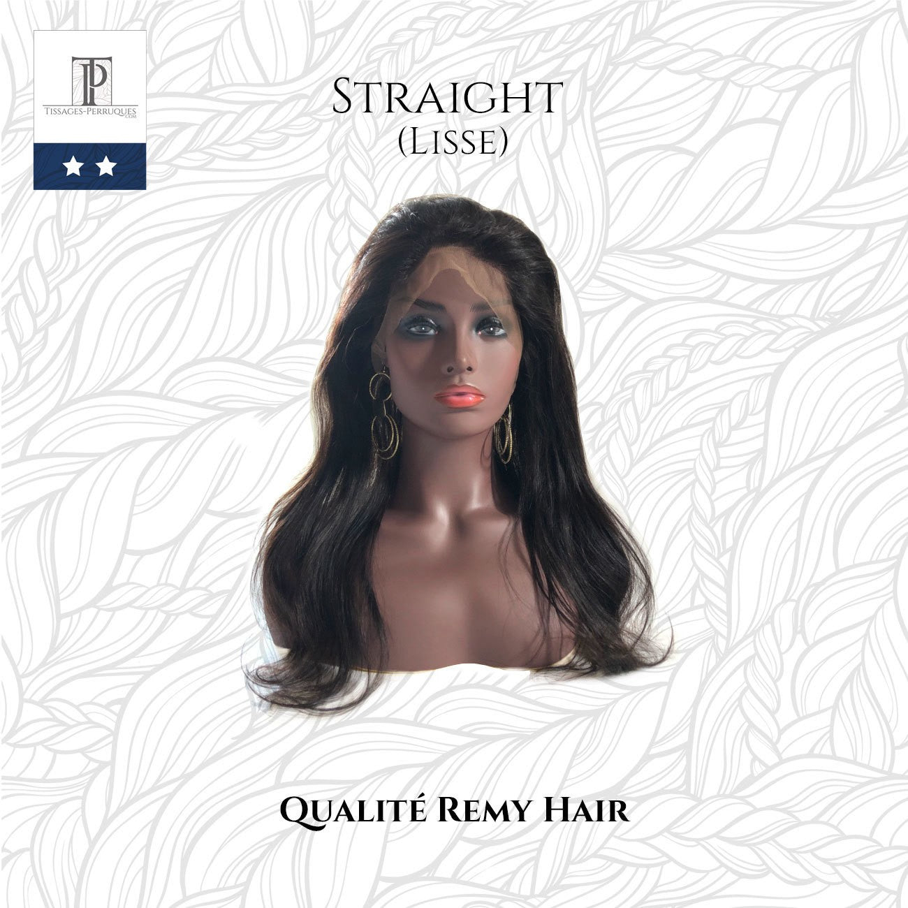 Lace 360 Straight (Lisse) - Qualité Remy Hair cheveux brésiliens vierges